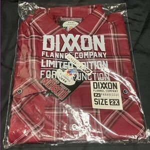 New DIXXON PJ Pararescue Foundation Flannel Mens 2X BNIB